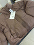 Women Button Down Crop Puffer Jacket